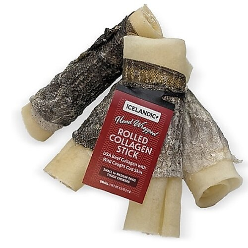Icelandic - Rolled Collagen Stick - 4"